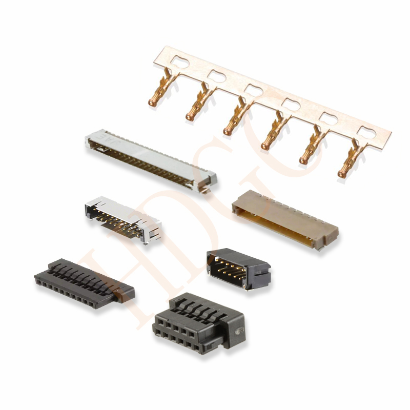 HDGC1256 Series 1.25mm Pitch (.049'')線(xiàn)對(duì)板連接器